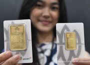 Harga emas Antam turun 100 ribu ke level 2,856 juta hari ini