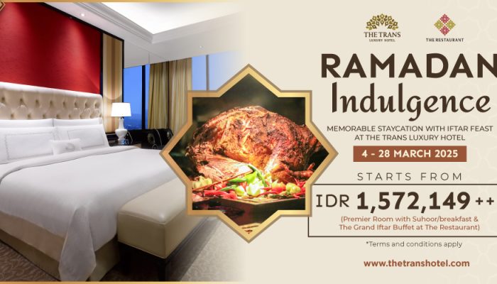 The Trans Luxury Hotel Hadirkan Grand & Royal Iftar Ramadan 2026