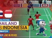 Hasil BATC 2026: Indonesia Melaju ke Semifinal, Kalahkan Thailand 3-2